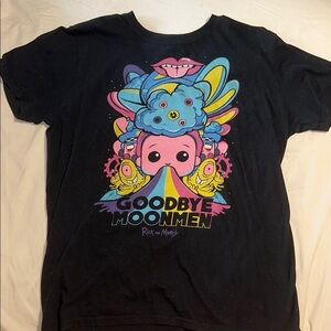 Limited Edition Rick and Morty goodbye moon men t-shirt